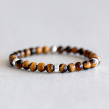 Load image into Gallery viewer, 6mm Tiger's Eye - Silver