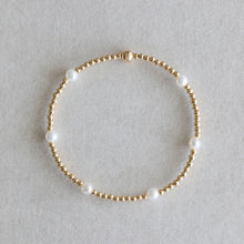 Load image into Gallery viewer, 2mm Dainty Pearl - Gold