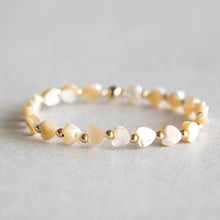 Load image into Gallery viewer, 5mm Multi Shell heart - Gold