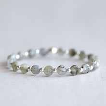 Load image into Gallery viewer, 6mm Labradorite - Silver