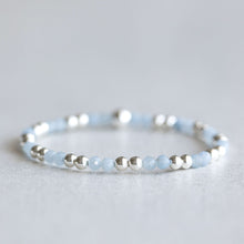 Load image into Gallery viewer, 4mm Angelite - Silver