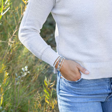 Load image into Gallery viewer, 4mm Fluorite - Silver