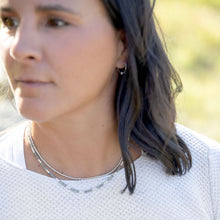 Load image into Gallery viewer, Dainty Labradorite Necklace - Silver