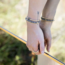 Load image into Gallery viewer, 6mm Labradorite - Gold