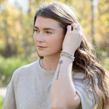 Load image into Gallery viewer, 4mm Fluorite - Gold