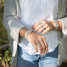 Load image into Gallery viewer, Labradorite + Pearl - Gold