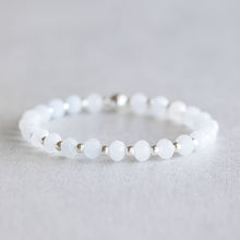 Load image into Gallery viewer, 6mm Aquamarine - Silver