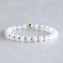 Load image into Gallery viewer, 6mm Aquamarine - Gold