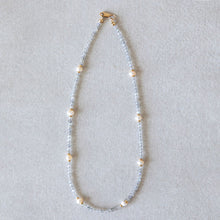 Load image into Gallery viewer, Labradorite + Pearl Necklace - Gold