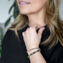 Load image into Gallery viewer, 4mm Tourmaline - Silver