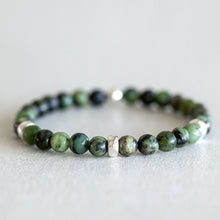 Load image into Gallery viewer, 6mm Chrysoprase - Silver