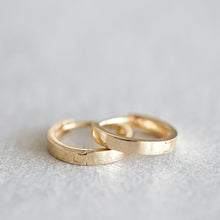 Load image into Gallery viewer, 14K Gold Classic Huggie Hoops