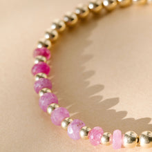 Load image into Gallery viewer, 5mm Emmalie Sapphire - Gold