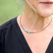 Load image into Gallery viewer, Turquoise Heart Necklace - Navajo Pearl