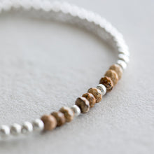 Load image into Gallery viewer, 3mm Picture Jasper - Silver