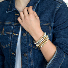 Load image into Gallery viewer, 6mm Mixed Gold | Silver accents