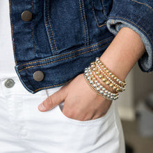 Load image into Gallery viewer, 6mm Mixed Gold | Silver accents