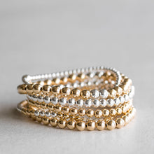 Load image into Gallery viewer, 6mm Mixed Gold | Silver accents