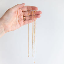 Load image into Gallery viewer, NECKLACE - 16" Box gold-filled chain