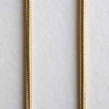 Load image into Gallery viewer, NECKLACE - 16" Snake gold-filled chain