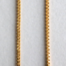 Load image into Gallery viewer, NECKLACE - 16" Box gold-filled chain