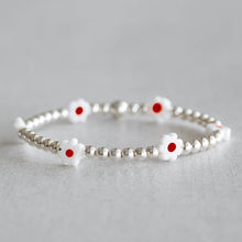 Load image into Gallery viewer, 4mm Silver Daisy bloom