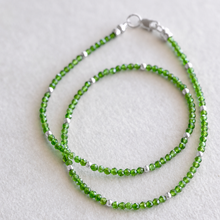 Load image into Gallery viewer, Diopside Necklace - Silver
