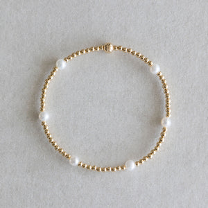 2mm Dainty Pearl - Gold