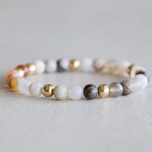 6mm Bamboo Leaf - Gold