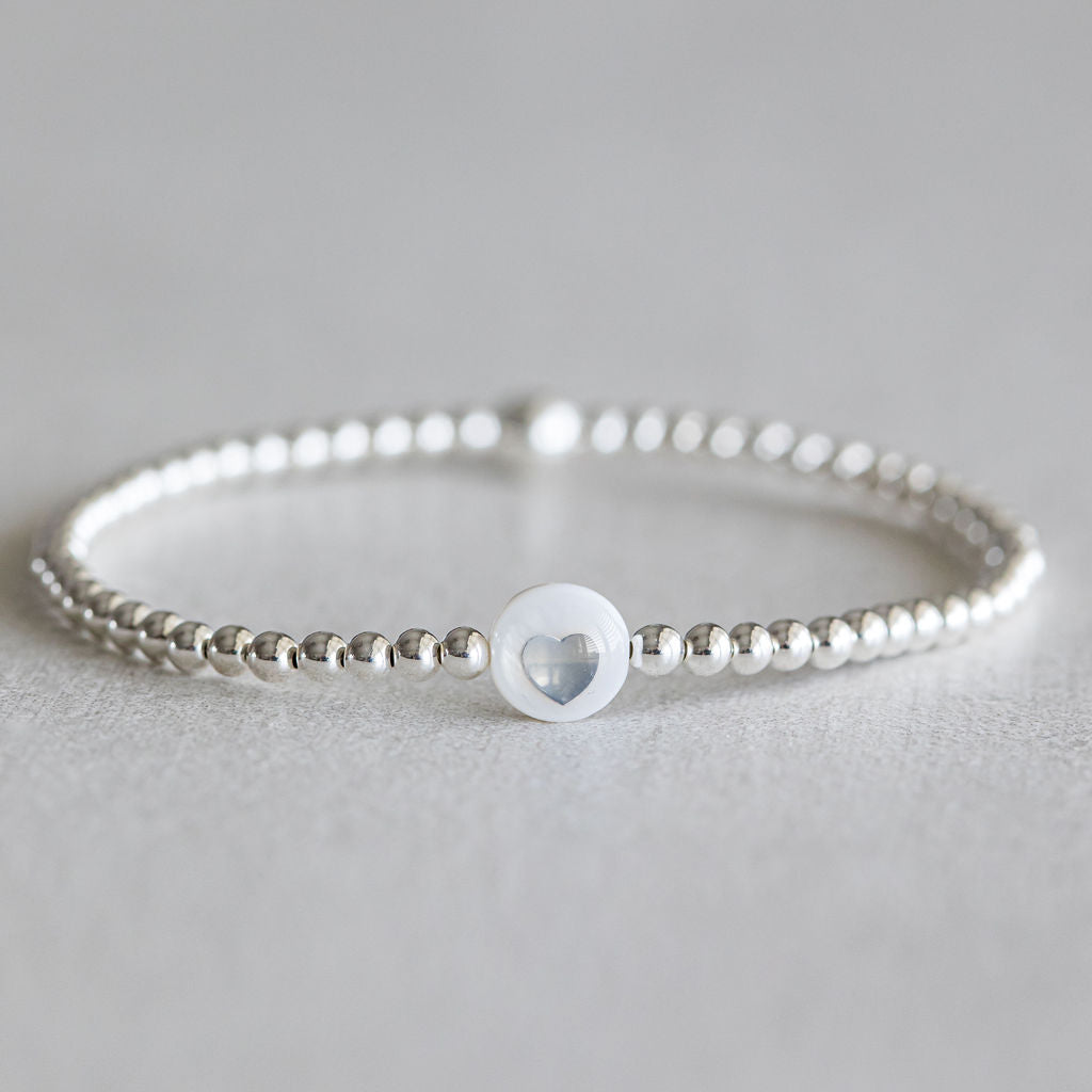 3mm With all my heart - silver