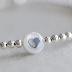 3mm With all my heart - silver