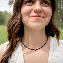Load image into Gallery viewer, Dainty Tiger's Eye Necklace - Gold
