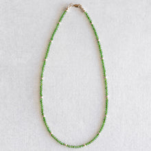 Load image into Gallery viewer, Dainty Diopside Necklace - Gold
