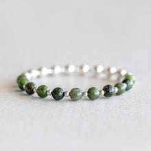 Load image into Gallery viewer, 6mm Diopside - Silver
