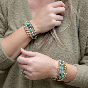 3mm Emerald - Gold
