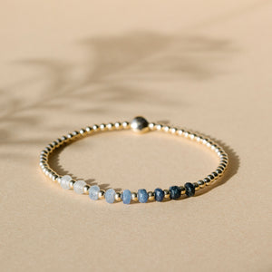 3mm Nicolette Sapphire - Gold