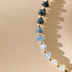 3mm Nicolette Sapphire - Gold