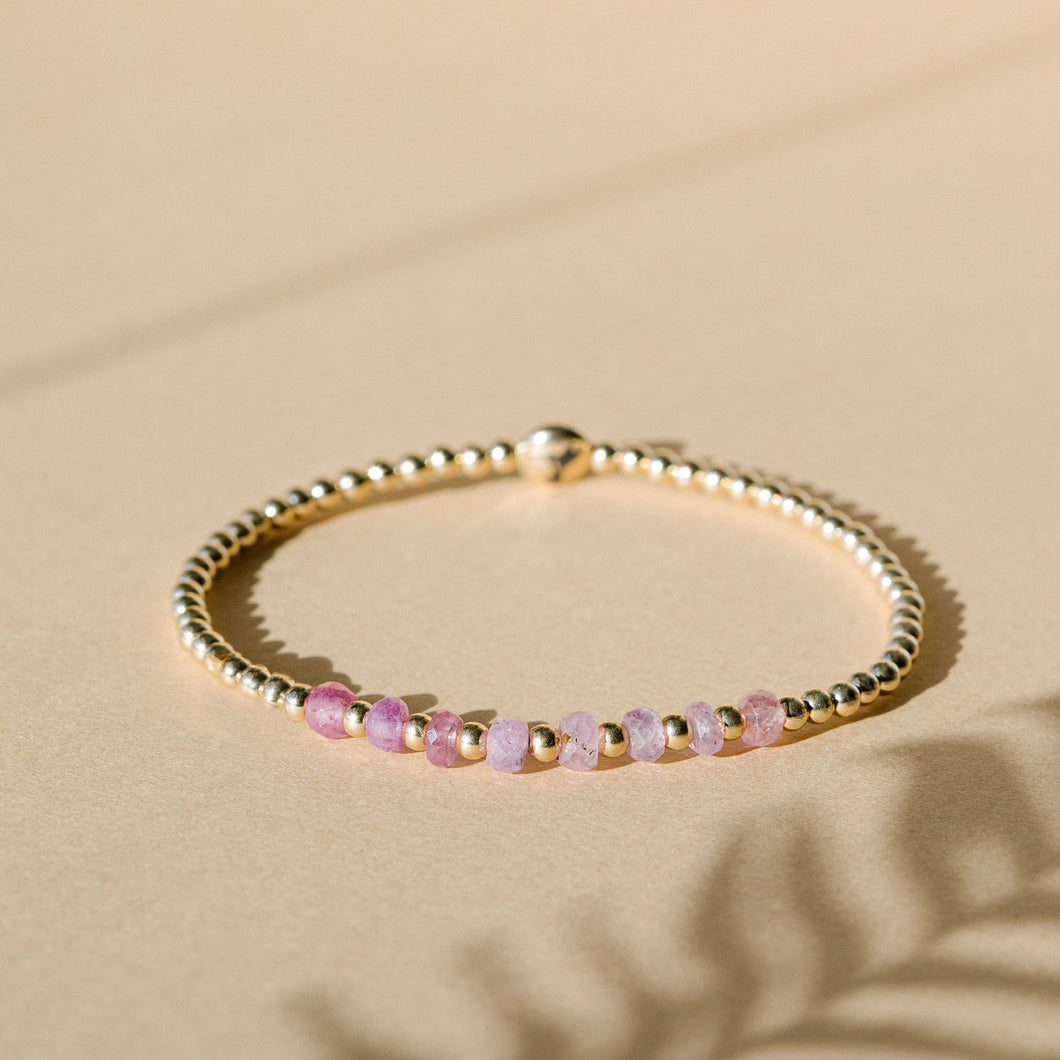 3mm Rosalie Sapphire - Gold