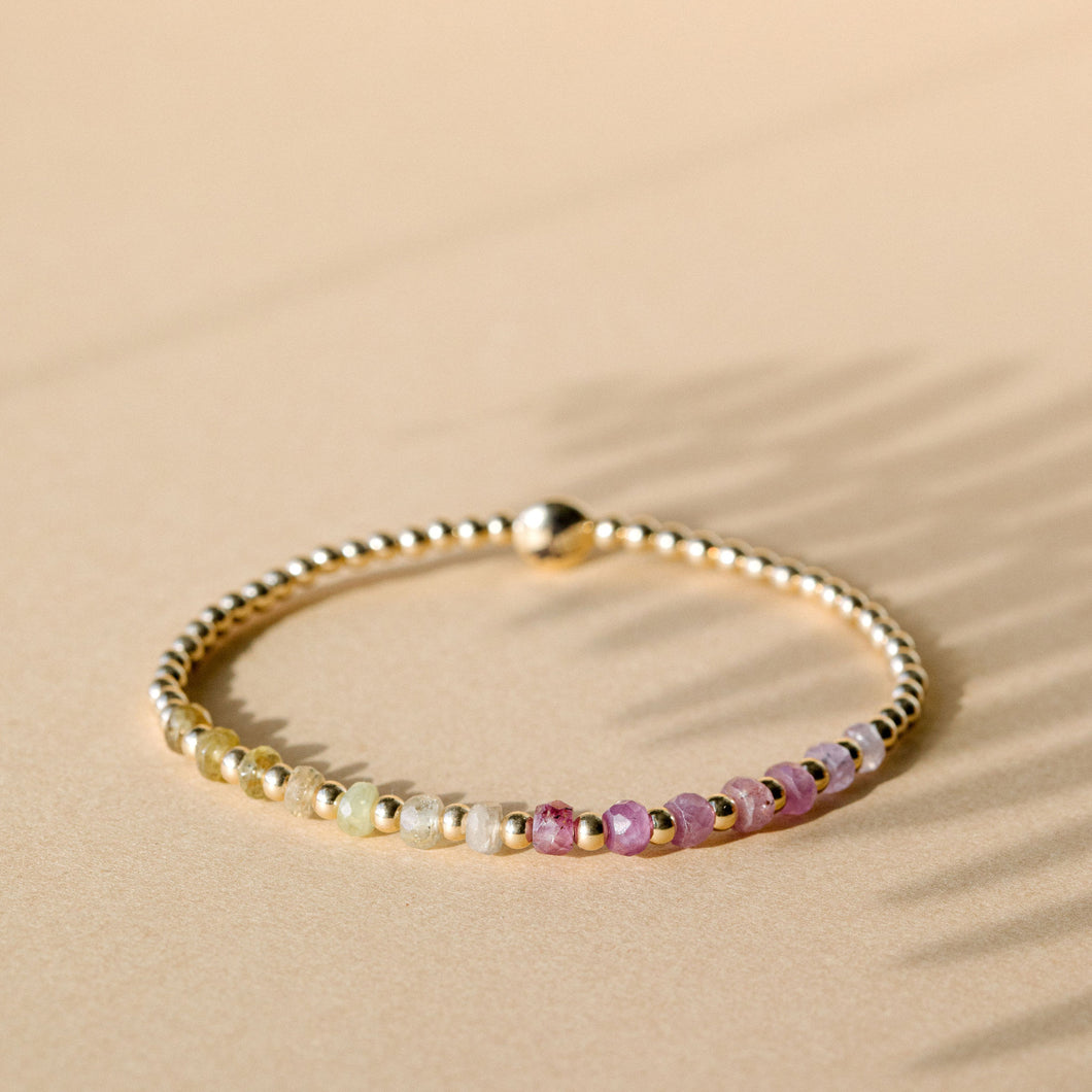 3mm Michelle Sapphire - Gold