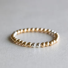 Load image into Gallery viewer, 6mm Mixed Gold | Silver accents
