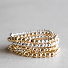 Load image into Gallery viewer, 6mm Mixed Gold | Silver accents
