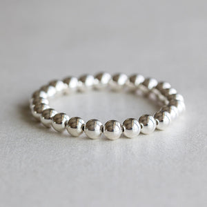 8mm Silver Big Balls