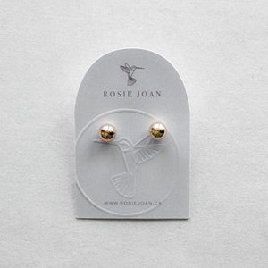 8mm Gold Filled Ball Stud earrings