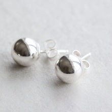 Load image into Gallery viewer, 8mm Sterling Silver Ball Stud earrings
