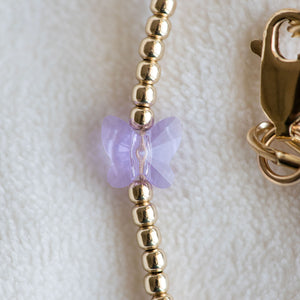 KIDS - 2.5mm 14K Gold-filled butterfly necklace