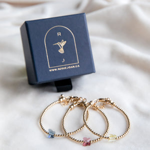 BABY - Swarovski Butterfly Bracelet Clasp