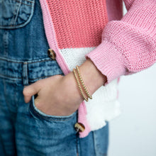 Load image into Gallery viewer, KIDS - Bracelet Stretch set - Gold

