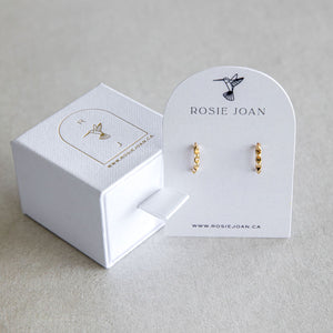 12mm 14K Spike Stud earrings
