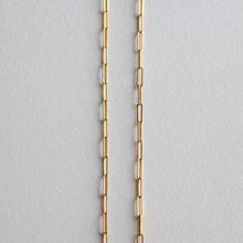 Load image into Gallery viewer, NECKLACE - 16&amp;18&quot; Paperclip gold-filled chain
