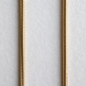 NECKLACE - 16" Snake gold-filled chain